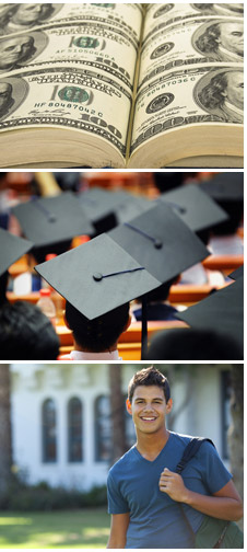Collage of college images