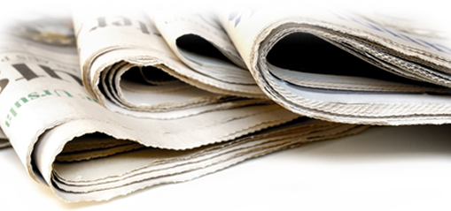 Stack of newspapers